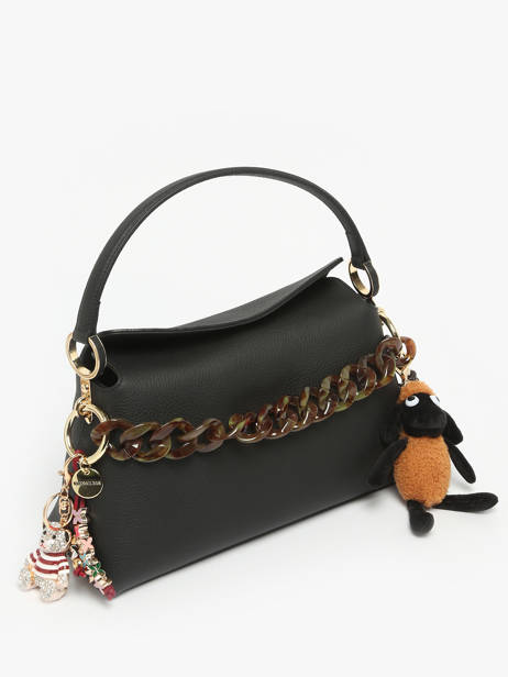 Dubbele Bag Charm Sheep Viamailbag Bruin long charm L ander zicht 1